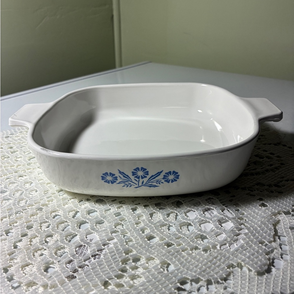 Vintage Corning Ware Cornflower Blue P7B 7” Casserole Dish w/o Lid